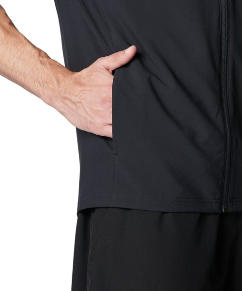 UNDER ARMOUR（アンダーアーマー）の「アンダーアーマー  UAフレッシュウーブン フルジップ ショートスリーブ Tシャツ（ジャージ・メンズ・グレー/ブラック×イエロー・L/M/3L/LL）」の6枚目の写真