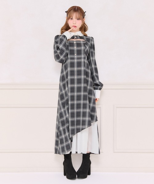 セール】【ボレロ別売り】サイドカットキャミワンピース（ワンピース
