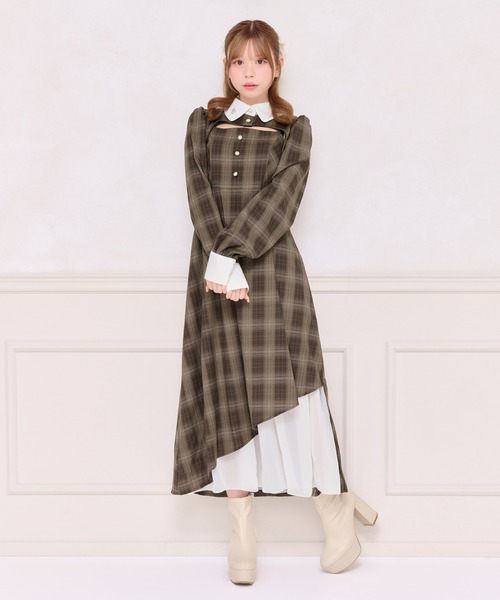 セール】【ボレロ別売り】サイドカットキャミワンピース（ワンピース