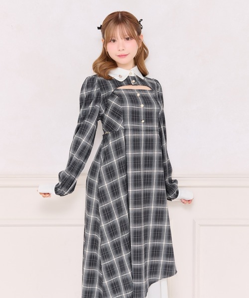 セール】【ボレロ別売り】サイドカットキャミワンピース（ワンピース