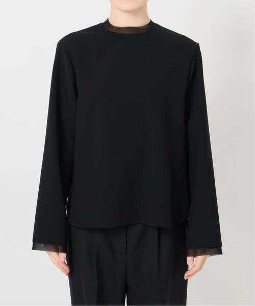 VERMEIL par iena(ヴェルメイユパーイエナ)の「《WEB限定/追加》Minimal Double Cross ブラウス(シャツ/ブラウス・レディース・ホワイト・FREE)」の9枚目の写真