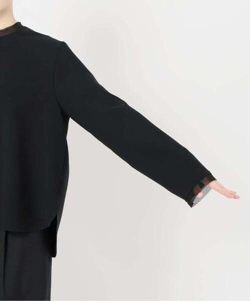 VERMEIL par iena(ヴェルメイユパーイエナ)の「《WEB限定/追加》Minimal Double Cross ブラウス(シャツ/ブラウス・レディース・ホワイト・FREE)」の13枚目の写真