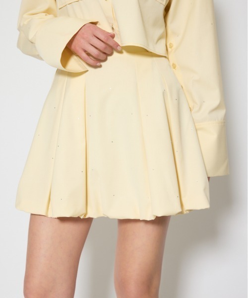 rienda（リエンダ）の「デコラティブバルーンミニスカート 春服（スカート・レディース・ライトブルー/マルチ/イエロー・SMALL/MEDIUM）」の2枚目の写真