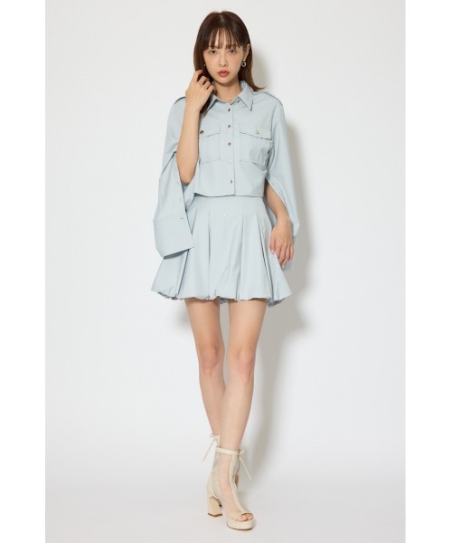 rienda（リエンダ）の「デコラティブバルーンミニスカート 春服（スカート・レディース・ライトブルー/マルチ/イエロー・SMALL/MEDIUM）」の7枚目の写真
