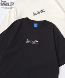 PEANUTS/ピーナッツコラボ FRUIT OF THE LOOM/フルーツオブザルーム スヌーピー ロゴ ワンポイント刺繍 半袖Tシャツ/レディース メンズ