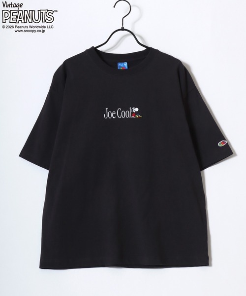 SNOOPY（スヌーピー）の「PEANUTS/ピーナッツコラボ FRUIT OF THE LOOM/フルーツオブザルーム スヌーピー ロゴ ワンポイント刺繍 半袖Tシャツ/レディース メンズ（Tシャツ/カットソー・レディース・ホワイト系その他/グレー系その他2/チャコールグレー/ホワイト系その他2/アイボリー/グレー系その他・S/M/L）」の18枚目の写真