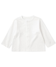 ベビー ＵＶカット梨地編みクルーネックカーディガン