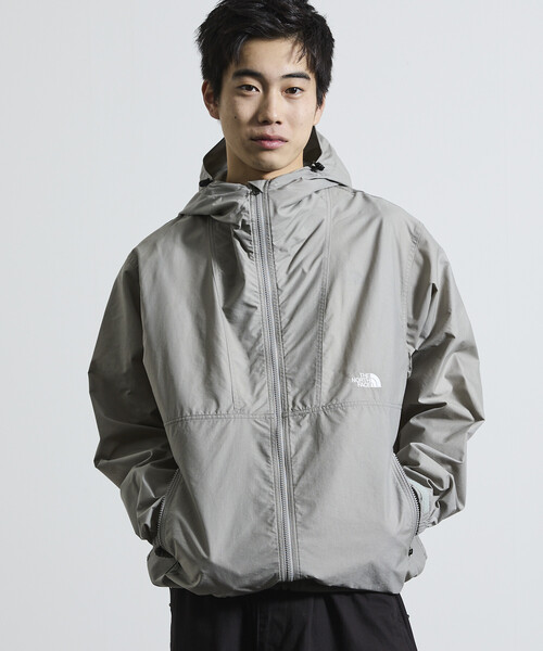 FREAK'S STORE（フリークスストア）の「THE NORTH FACE/ザ・ノース・フェイス 限定展開 コンパクトジャケット（メンズ）（ナイロンジャケット・メンズ・グレー/ブラック・MEDIUM/LARGE/SMALL/X-LARGE/XX-LARGE）」の15枚目の写真