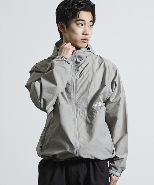 FREAK'S STORE（フリークスストア）の「THE NORTH FACE/ザ・ノース・フェイス 限定展開 コンパクトジャケット（メンズ）（ナイロンジャケット・メンズ・グレー/ブラック・MEDIUM/LARGE/SMALL/X-LARGE/XX-LARGE）」の16枚目の写真