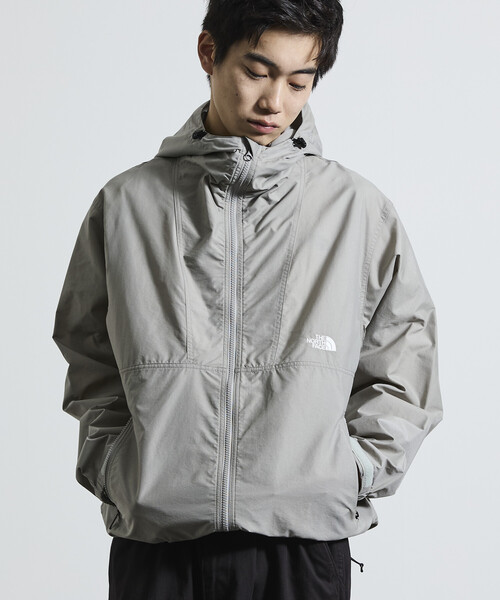 FREAK'S STORE（フリークスストア）の「THE NORTH FACE/ザ・ノース・フェイス 限定展開 コンパクトジャケット（メンズ）（ナイロンジャケット・メンズ・グレー/ブラック・MEDIUM/LARGE/SMALL/X-LARGE/XX-LARGE）」の17枚目の写真