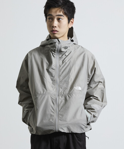 FREAK'S STORE（フリークスストア）の「THE NORTH FACE/ザ・ノース・フェイス 限定展開 コンパクトジャケット（メンズ）（ナイロンジャケット・メンズ・グレー/ブラック・MEDIUM/LARGE/SMALL/X-LARGE/XX-LARGE）」の18枚目の写真