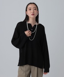 LEPSIM | 5ゲージカノコヘンリープルオーバー　639451(ニット/セーター)