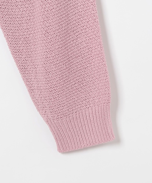 LEPSIM（レプシィム）の「5ゲージカノコヘンリープルオーバー　639451（ニット/セーター・レディース・ベージュ/ピンク/ナチュラル/ブラック・FREE）」の11枚目の写真