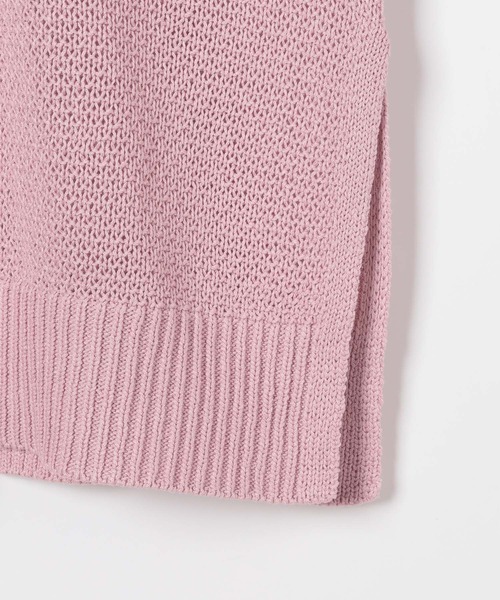 LEPSIM（レプシィム）の「5ゲージカノコヘンリープルオーバー　639451（ニット/セーター・レディース・ベージュ/ピンク/ナチュラル/ブラック・FREE）」の12枚目の写真