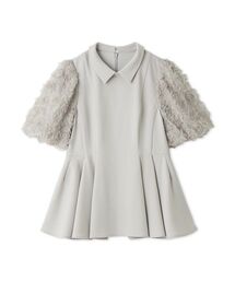 CELFORD | 襟付きデザインスリーブブラウス(シャツ/ブラウス)