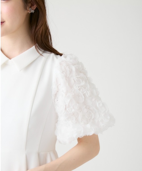 CELFORD（セルフォード）の「襟付きデザインスリーブブラウス（シャツ/ブラウス・レディース・ライトピンク/ホワイト/ライトグレー・36/38）」の12枚目の写真