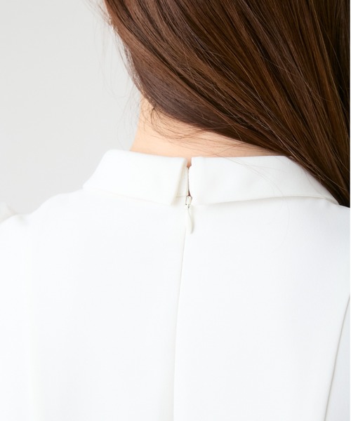 CELFORD（セルフォード）の「襟付きデザインスリーブブラウス（シャツ/ブラウス・レディース・ライトピンク/ホワイト/ライトグレー・36/38）」の4枚目の写真