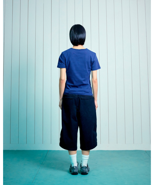 THECOLDESTMOMENT(ザコールデストモーメント)の「(w) TCM stripe round henley neck T (navy)(Tシャツ/カットソー・レディース・その他・MEDIUM/SMALL)」の8枚目の写真
