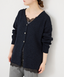 【新品】❥IENA sese ネイビー 長袖カーディガン IENA｜イエナのカーディガン/ボレロ（ブルー・ネイビー/青色系）通販