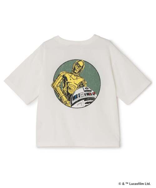 b・ROOM(ビールーム)の「【STAR WARS】【防汚・速乾・型崩れしない】アソートバックプリントTシャツ【MNCM】(Tシャツ/カットソー・キッズ・オフホワイト/カーキ/チャコール・120cm/110cm/140cm/130cm)」の20枚目の写真