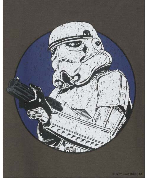 b・ROOM（ビールーム）の「【STAR WARS】【防汚・速乾・型崩れしない】アソートバックプリントＴシャツ【MNCM】（Tシャツ/カットソー・キッズ・オフホワイト/カーキ/チャコール・120cm/110cm/140cm/130cm/150cm）」の16枚目の写真