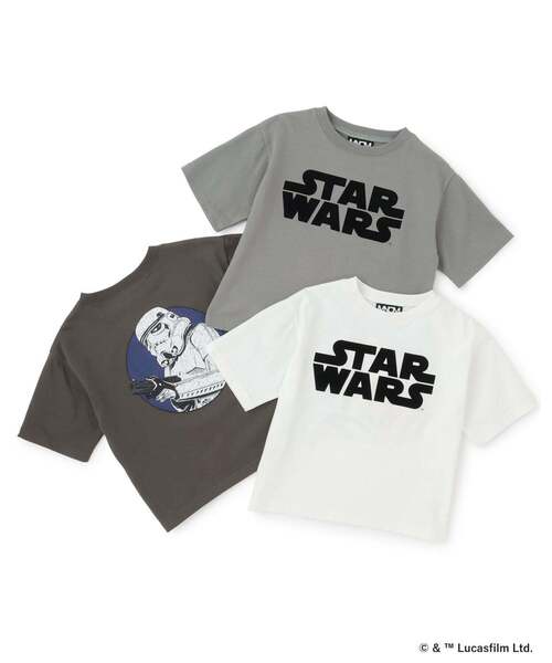 b・ROOM(ビールーム)の「【STAR WARS】【防汚・速乾・型崩れしない】アソートバックプリントTシャツ【MNCM】(Tシャツ/カットソー・キッズ・オフホワイト/カーキ/チャコール・120cm/110cm/140cm/130cm)」の16枚目の写真