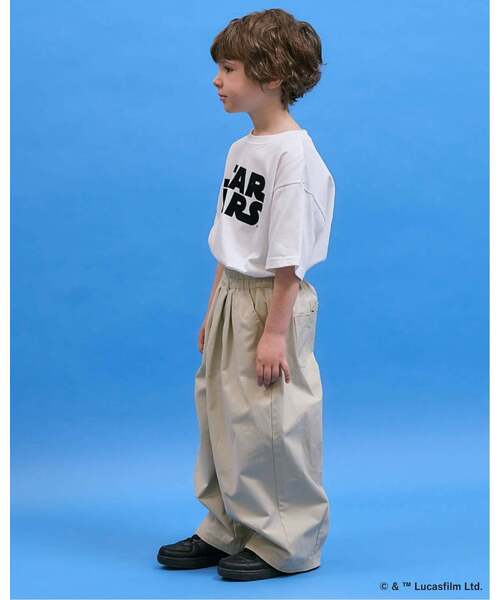 b・ROOM(ビールーム)の「【STAR WARS】【防汚・速乾・型崩れしない】アソートバックプリントTシャツ【MNCM】(Tシャツ/カットソー・キッズ・オフホワイト/カーキ/チャコール・120cm/110cm/140cm/130cm)」の6枚目の写真