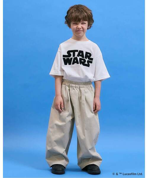 b・ROOM(ビールーム)の「【STAR WARS】【防汚・速乾・型崩れしない】アソートバックプリントTシャツ【MNCM】(Tシャツ/カットソー・キッズ・オフホワイト/カーキ/チャコール・120cm/110cm/140cm/130cm)」の9枚目の写真