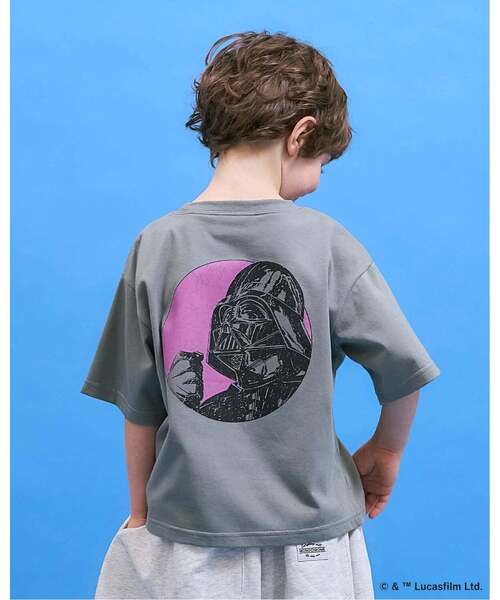 b・ROOM(ビールーム)の「【STAR WARS】【防汚・速乾・型崩れしない】アソートバックプリントTシャツ【MNCM】(Tシャツ/カットソー・キッズ・オフホワイト/カーキ/チャコール・120cm/110cm/140cm/130cm)」の11枚目の写真
