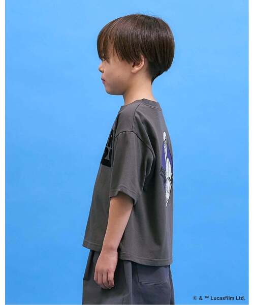 b・ROOM(ビールーム)の「【STAR WARS】【防汚・速乾・型崩れしない】アソートバックプリントTシャツ【MNCM】(Tシャツ/カットソー・キッズ・オフホワイト/カーキ/チャコール・120cm/110cm/140cm/130cm)」の13枚目の写真