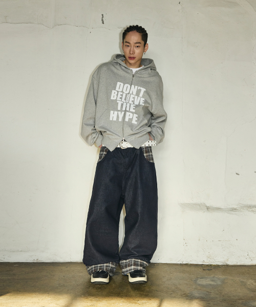 SCALLYWAG（スカリーワグ）の「ロールアップ生地デニムパンツ[チェック]（デニムパンツ・レディース・その他・SMALL/MEDIUM/LARGE/X-LARGE）」の4枚目の写真