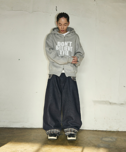 SCALLYWAG（スカリーワグ）の「ロールアップ生地デニムパンツ[チェック]（デニムパンツ・レディース・その他・SMALL/MEDIUM/LARGE/X-LARGE）」の5枚目の写真