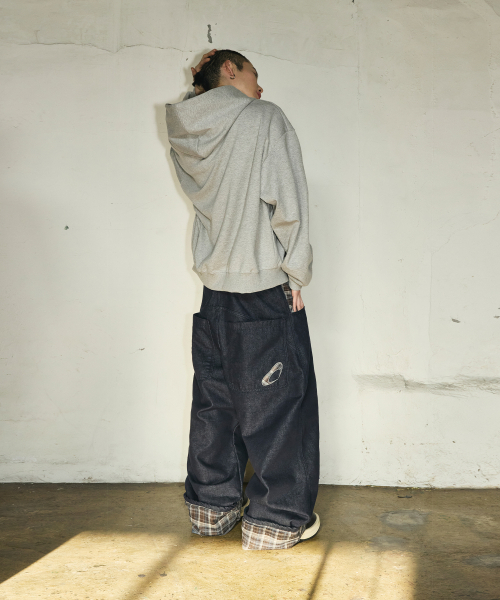 SCALLYWAG（スカリーワグ）の「ロールアップ生地デニムパンツ[チェック]（デニムパンツ・レディース・その他・SMALL/MEDIUM/LARGE/X-LARGE）」の6枚目の写真