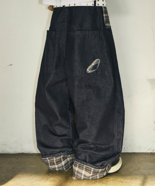 SCALLYWAG（スカリーワグ）の「ロールアップ生地デニムパンツ[チェック]（デニムパンツ・レディース・その他・SMALL/MEDIUM/LARGE/X-LARGE）」の11枚目の写真