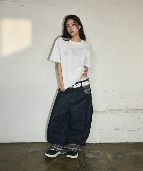 SCALLYWAG（スカリーワグ）の「ロールアップ生地デニムパンツ[チェック]（デニムパンツ・レディース・その他・SMALL/MEDIUM/LARGE/X-LARGE）」の13枚目の写真