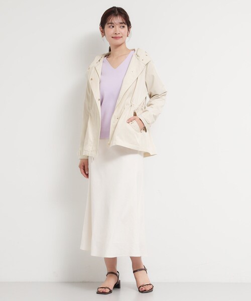 THE SHOP TK (ザ ショップ ティーケー )の「【フェミニンにもクールにも】ウエストドロストマウンテンパーカー(ブルゾン・レディース・ネイビー系5/ベージュ系9・13/12)」の21枚目の写真