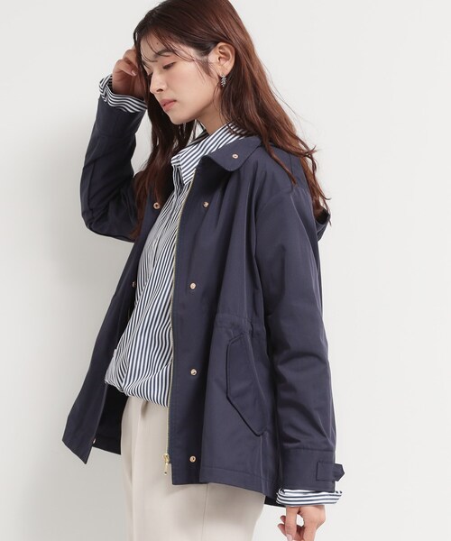 THE SHOP TK (ザ ショップ ティーケー )の「【フェミニンにもクールにも】ウエストドロストマウンテンパーカー(ブルゾン・レディース・ネイビー系5/ベージュ系9・13/12)」の19枚目の写真