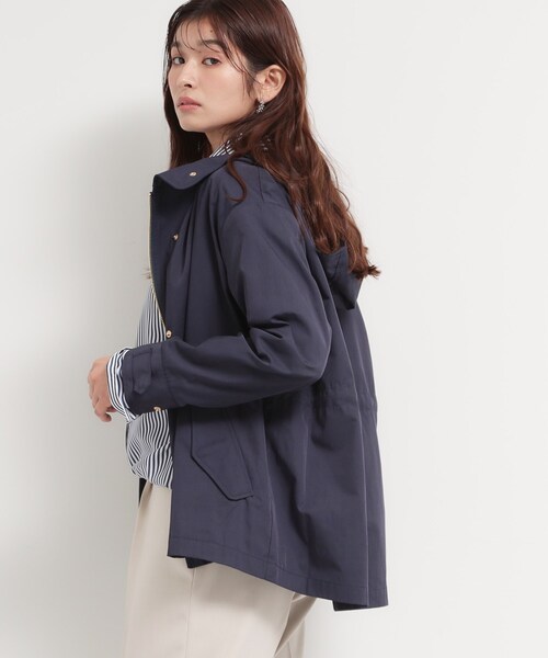 THE SHOP TK (ザ ショップ ティーケー )の「【フェミニンにもクールにも】ウエストドロストマウンテンパーカー(ブルゾン・レディース・ネイビー系5/ベージュ系9・13/12)」の18枚目の写真