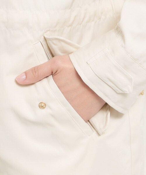 THE SHOP TK (ザ ショップ ティーケー )の「【フェミニンにもクールにも】ウエストドロストマウンテンパーカー(ブルゾン・レディース・ネイビー系5/ベージュ系9・13/12)」の10枚目の写真