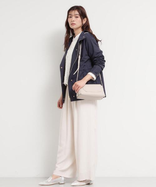 THE SHOP TK (ザ ショップ ティーケー )の「【ウエスト調節可能ですっきり見え】フーデットブルゾン/洗える(ブルゾン・レディース・ネイビー系5/ベージュ系9・13/12)」の15枚目の写真