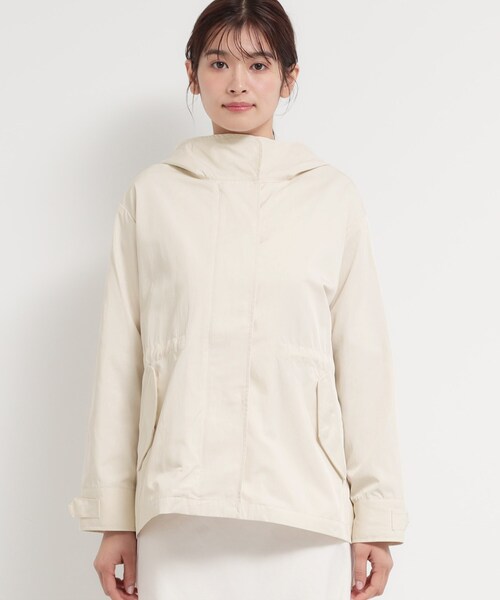 THE SHOP TK (ザ ショップ ティーケー )の「【ウエスト調節可能ですっきり見え】フーデットブルゾン/洗える(ブルゾン・レディース・ネイビー系5/ベージュ系9・13/12)」の17枚目の写真