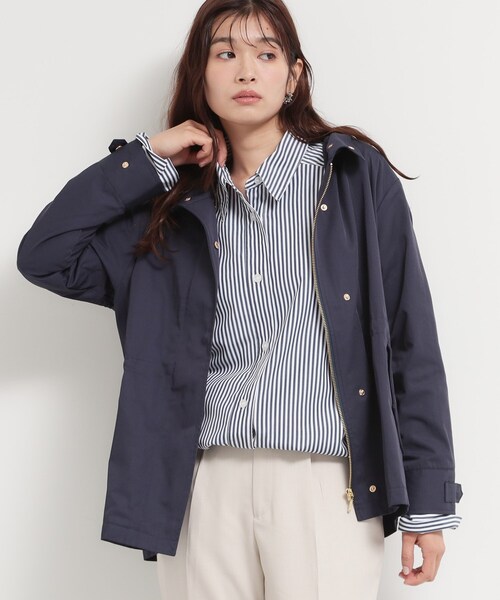 THE SHOP TK (ザ ショップ ティーケー )の「【フェミニンにもクールにも】ウエストドロストマウンテンパーカー(ブルゾン・レディース・ネイビー系5/ベージュ系9・13/12)」の1枚目の写真