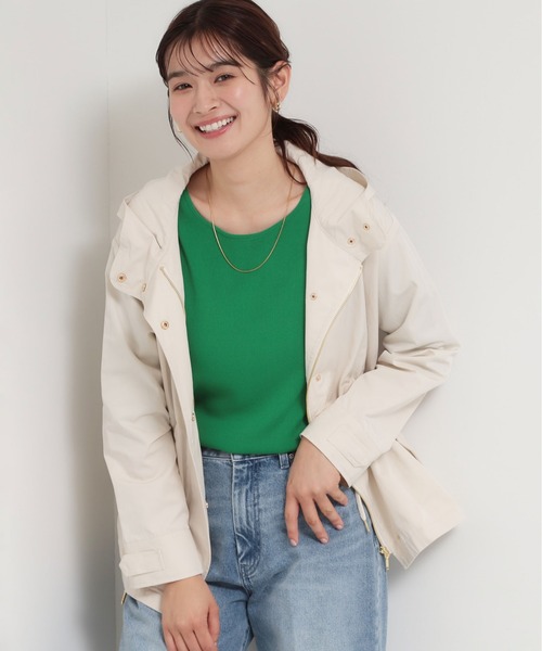 THE SHOP TK (ザ ショップ ティーケー )の「【フェミニンにもクールにも】ウエストドロストマウンテンパーカー(ブルゾン・レディース・ネイビー系5/ベージュ系9・13/12)」の5枚目の写真