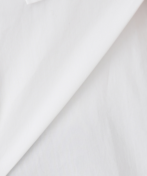 Spick & Span(スピックアンドスパン)の「《新色有り / 追加2》50コットンコンパクトシャツ(シャツ/ブラウス・レディース・その他10/ホワイト/マルチ/サックスブルー・FREE)」の22枚目の写真