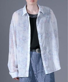 VERTICAL LACE SHIRT/ヴァーティカルレースシャツ（シャツ/ブラウス