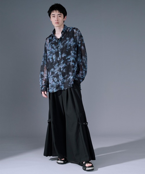 Ellno Loset(エルノロゼット)の「アソートデザインシアーシャツ(シャツ/ブラウス・メンズ・ブルー/ホワイト系その他/パープル/ブラック系その他/ブラック・LARGE/SMALL/MEDIUM)」の16枚目の写真