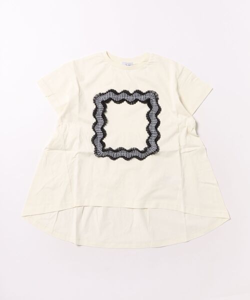 unica(ユニカ)の「フレームデザインTシャツ(Tシャツ/カットソー・キッズ・チャコール/ピンク/オフホワイト・XL/L/M/S)」の19枚目の写真