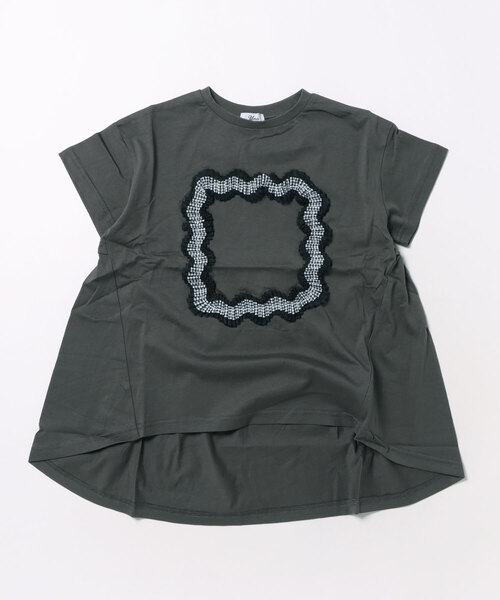 unica(ユニカ)の「フレームデザインTシャツ(Tシャツ/カットソー・キッズ・チャコール/ピンク/オフホワイト・XL/L/M/S)」の20枚目の写真