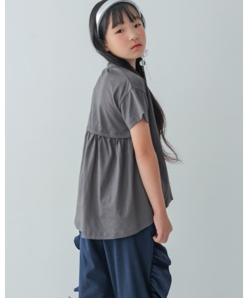 unica(ユニカ)の「フレームデザインTシャツ(Tシャツ/カットソー・キッズ・チャコール/ピンク/オフホワイト・XL/L/M/S)」の10枚目の写真