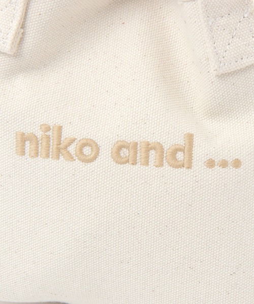 niko and...（ニコアンド）の「ニコロゴミニ保冷巾着（キッチンツール・レディース・ホワイト/ブラック・0）」の13枚目の写真